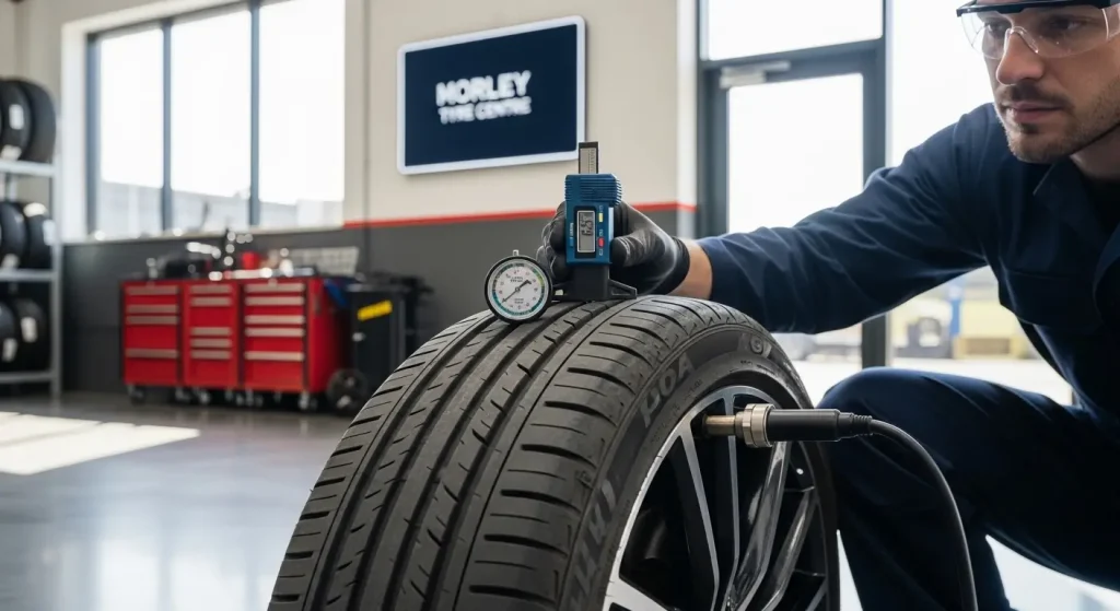 Complete Tyre Care Guide 2026 — tyre inspection and tread check.